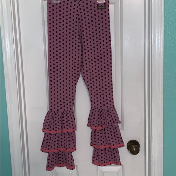 Legging Fille Matilda Jane Musing Away - Taille 8 Ans - Rayures Multicolores - Coton - Neuf Avec Étiquettes